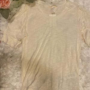 NWT. H&M off white shirt.
